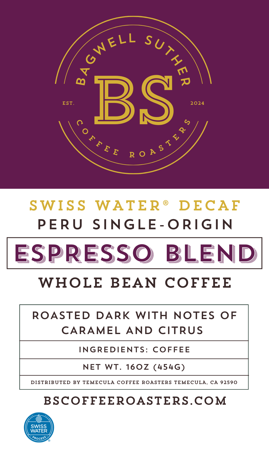 Single-Origin - Peru - Swiss Water Decaf